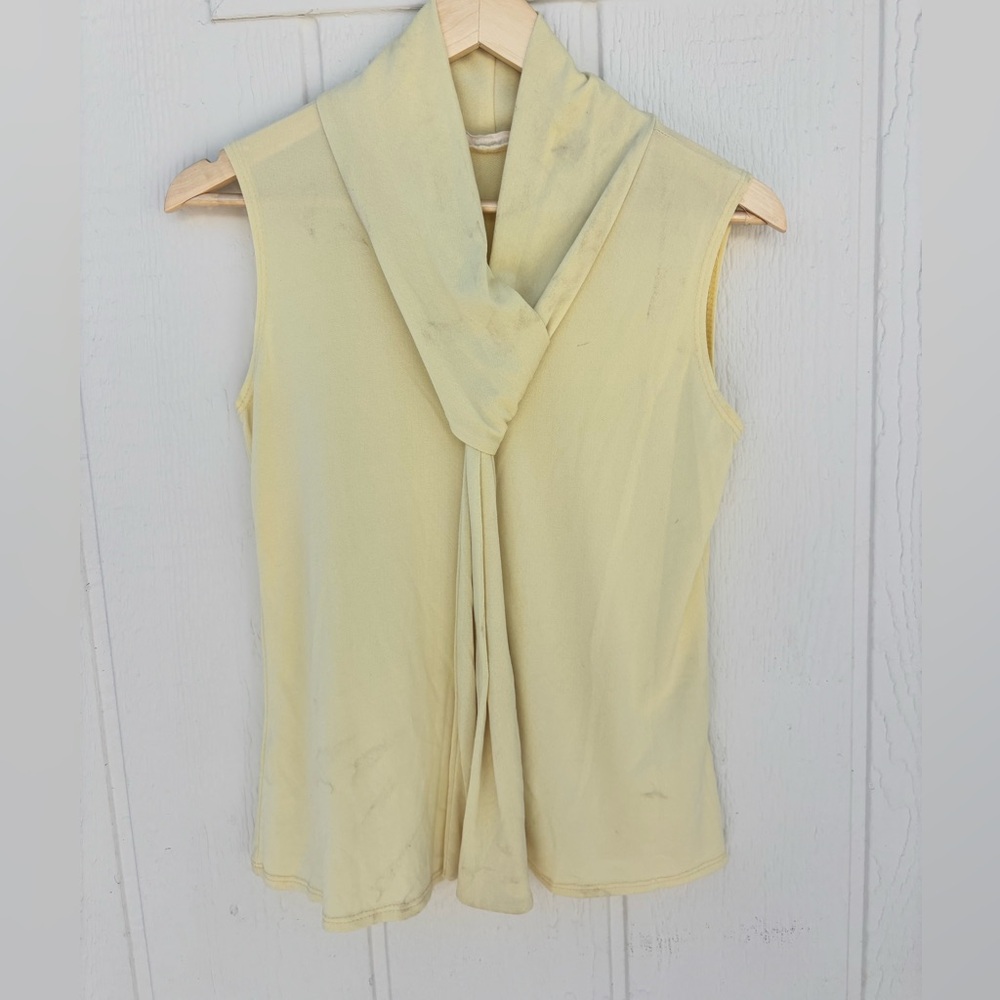 Light yellow Sleeveless Top